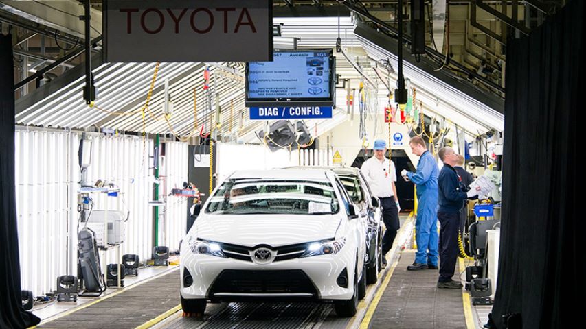 Toyota üretime ara verdi