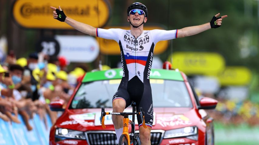 Fransa Bisiklet Turu 7. etabını, Matej Mohoric kazandı