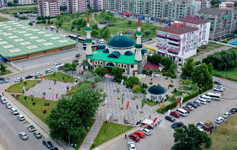 Bostancı Camii çevre düzenlemesi tamamlandı