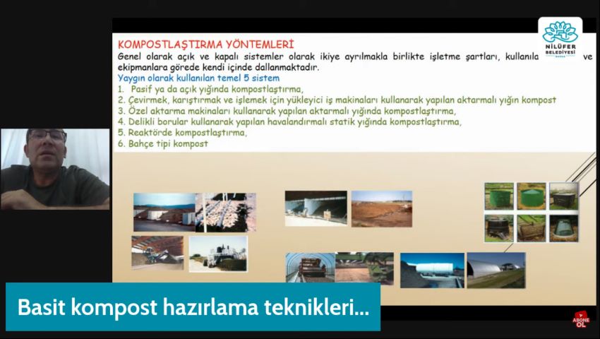 Kompost hazırlamayı öğrendiler