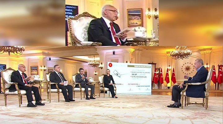 Selvi, sufleli, prompterlı program savunmasında