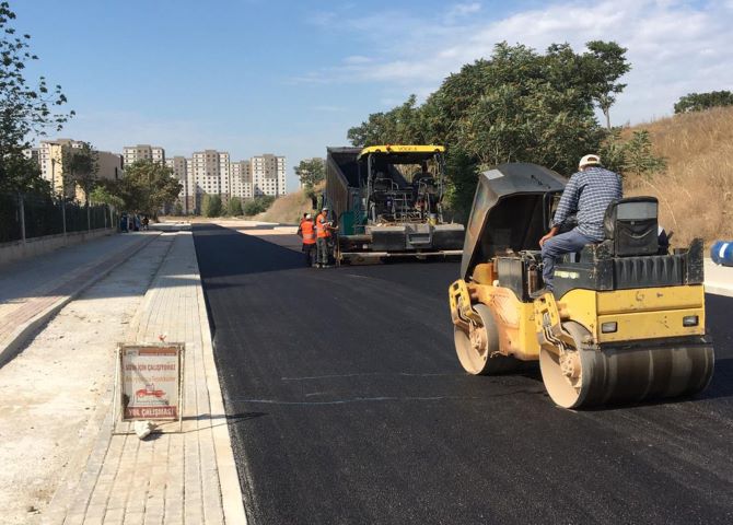 Osmangazi’de yollar asfaltla kaplanıyor