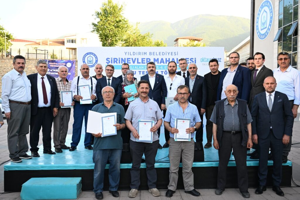 Yıldırım’da İmar Sorunları Tarihe Karıştı