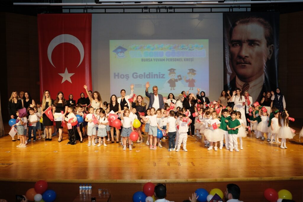 Bursa Yuvam Kreşi’nde Yıl Sonu Heyecanı
