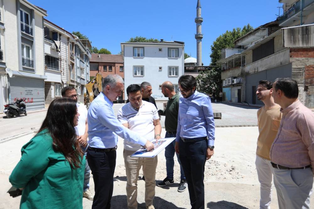 İnegöl’de kamulaştırılan alanlar otoparka dönüşüyor