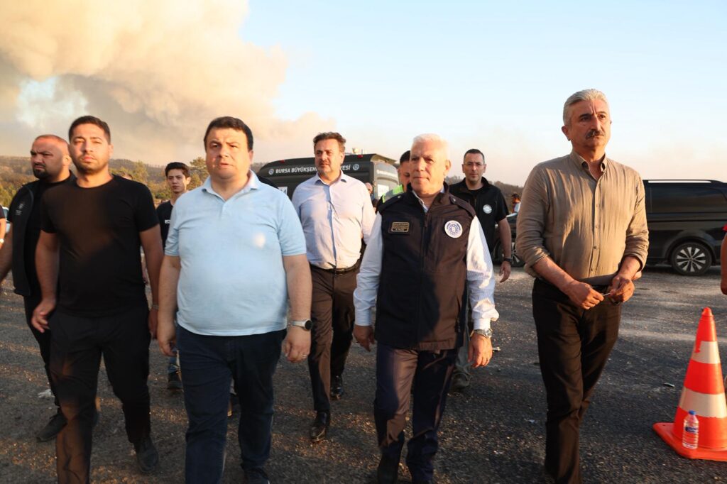 Başkan Bozbey’den Yangın Bölgesinde İnceleme
