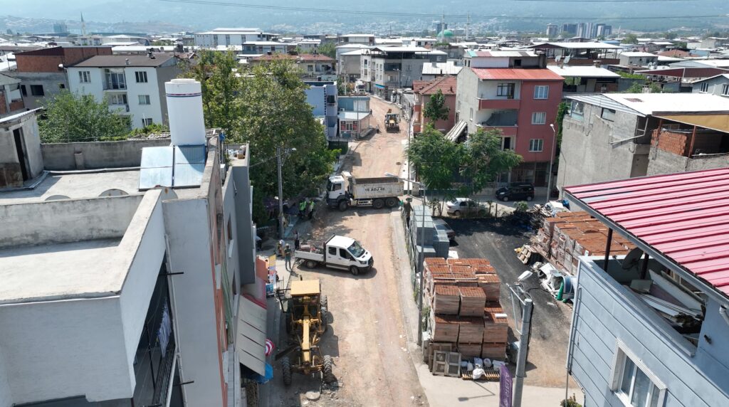 Gürsu’da Yol Yatırımları Hız Kesmiyor