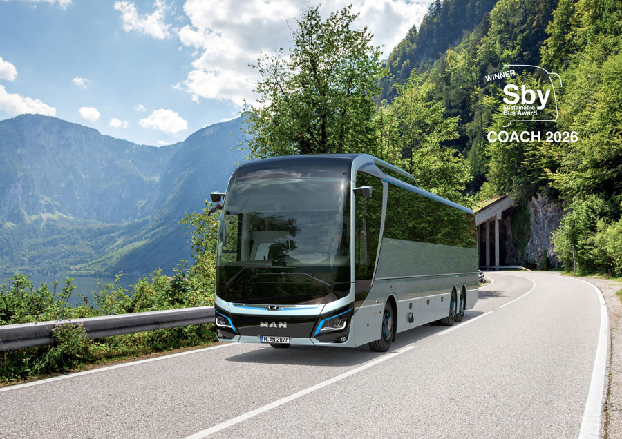 MAN Lion’s Coach E, “2026 Yılının Sürdürülebilir Otobüsü” Seçildi