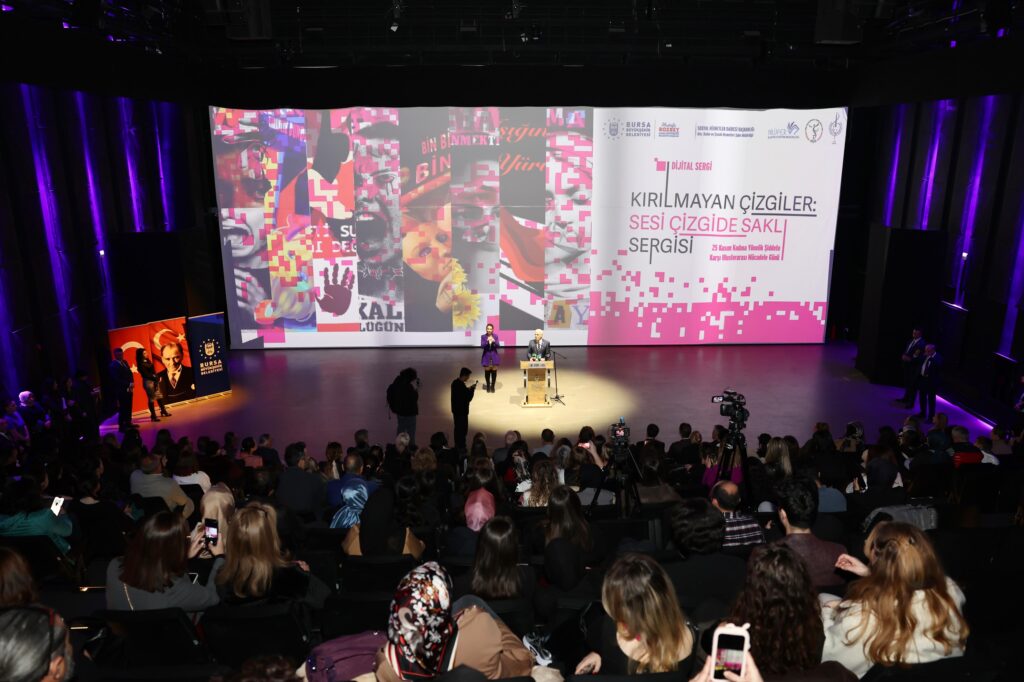 Gençlerin Çizgisi Dijital Sergide