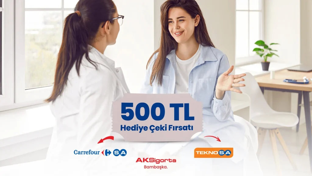 Aksigorta’dan Tamamlayıcı Sağlık Sigortasında Hediye Çeki Kampanyası