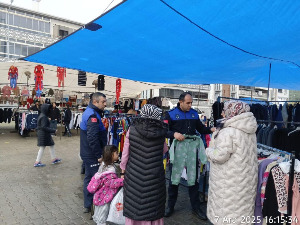 Zabıta Pazara Baskın Yaptı