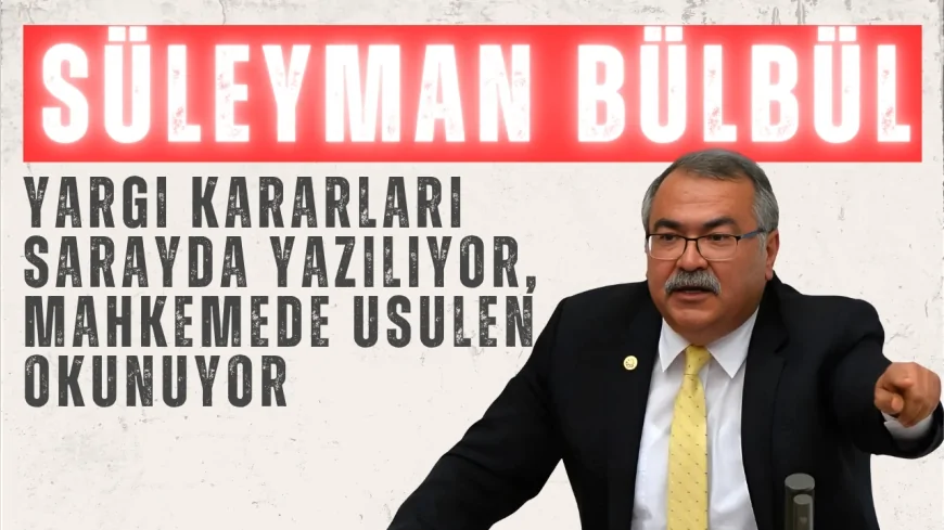 Süleyman Bülbül: Deprem Davalarında Cezasızlığa Geçit Verilemez