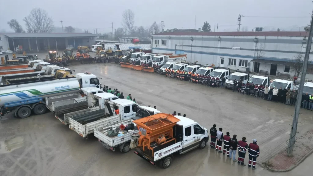 İnegöl Kışa Tam Hazır