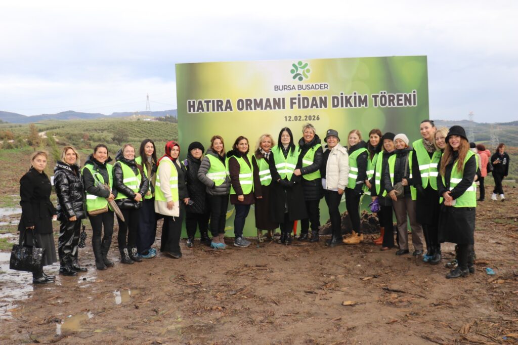 Bursa BUSADER Mudanya Balabancık’ta 10 Bin Fidanla Hatıra Ormanı Oluşturdu