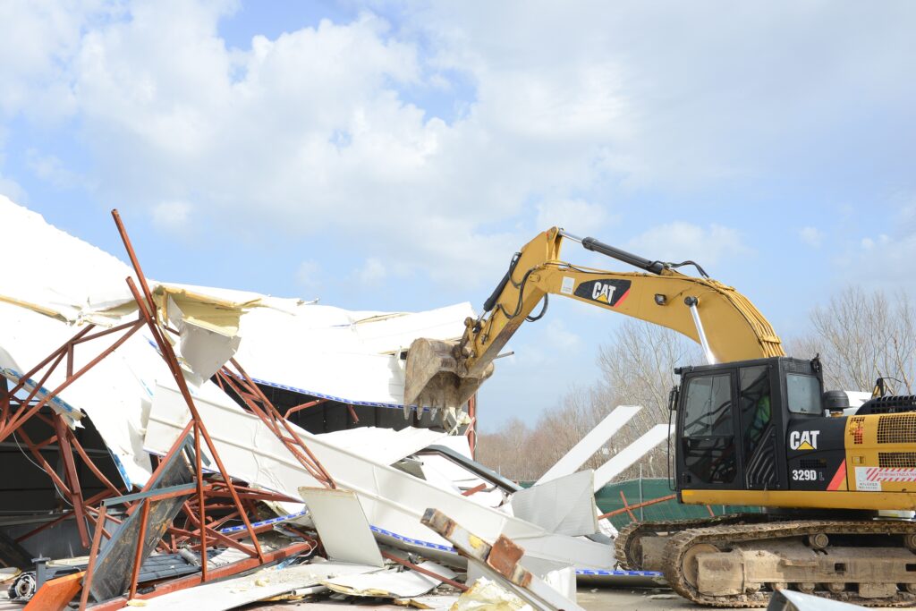 Tarım Arazisinde Yıkım Mesaisi