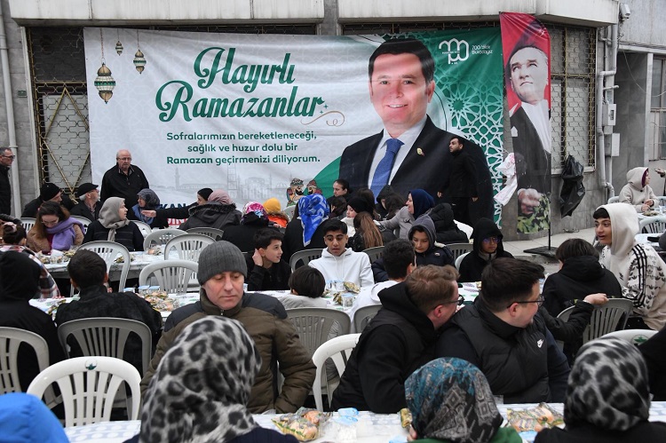 Osmangazi’de ramazanın son sofrası Gülbahçe’de