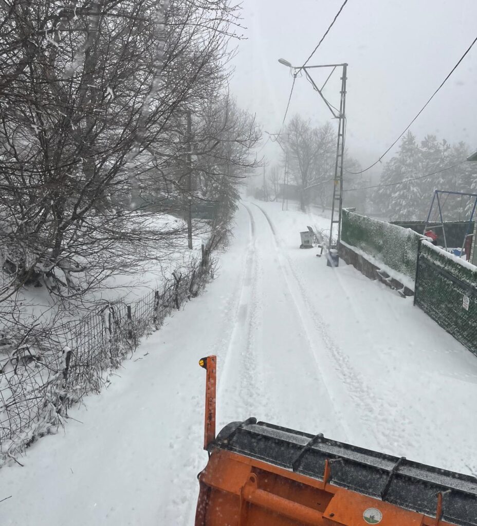 Osmangazi’de Bayramda Kar Mesaisi