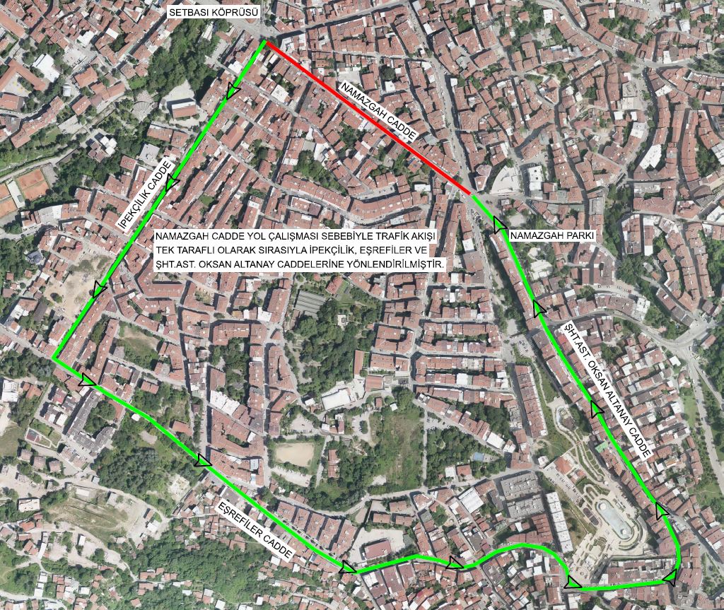 Altı Noktada Asfalt Onarımı