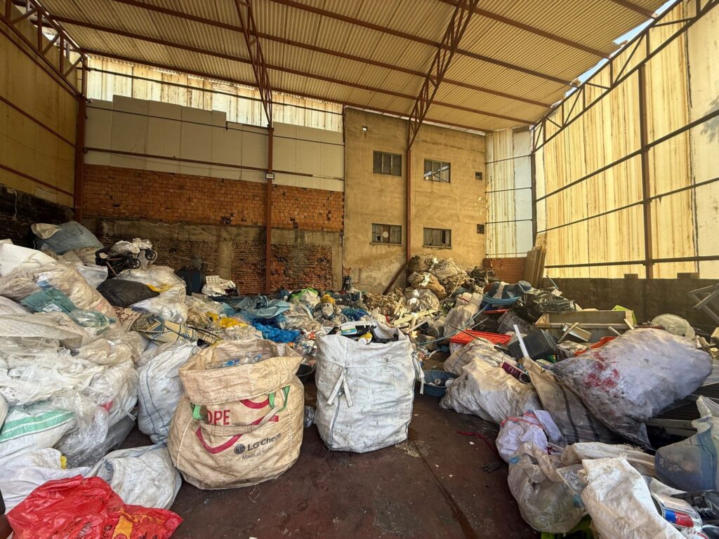 Tehlikeli atık döken yakalandı