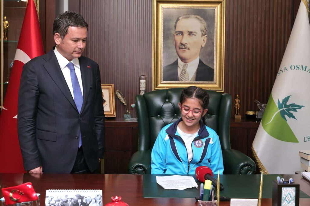 Geleceğin başkanları görev başında