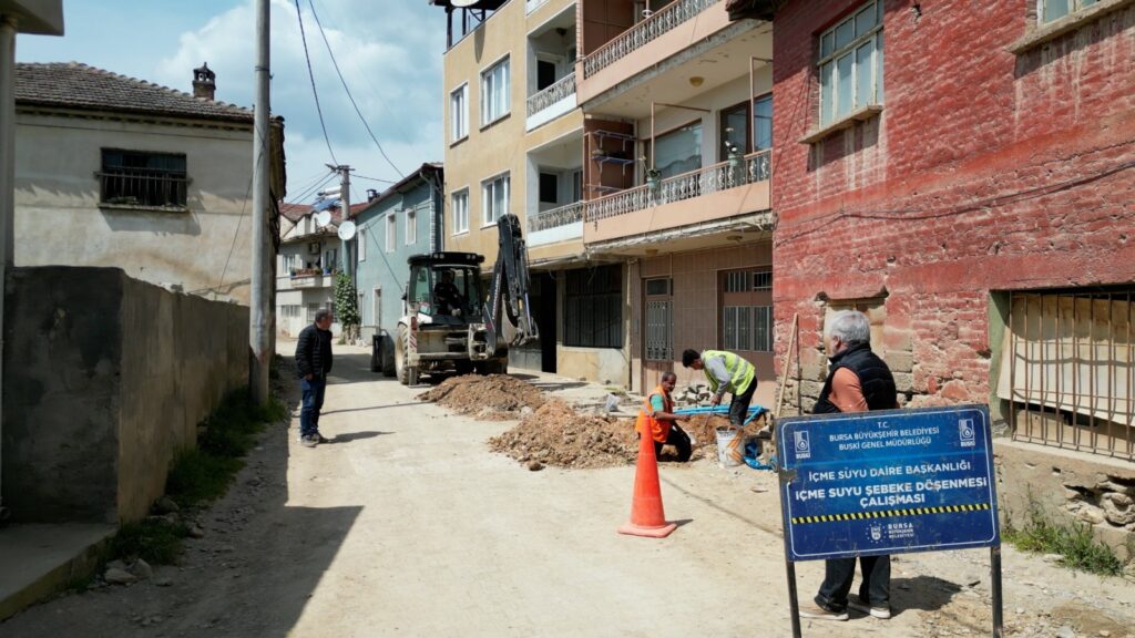 Keramet’in su hattı yenileniyor
