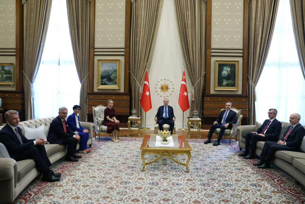 AB Heyeti Ankara’da Erdoğan ile Görüştü