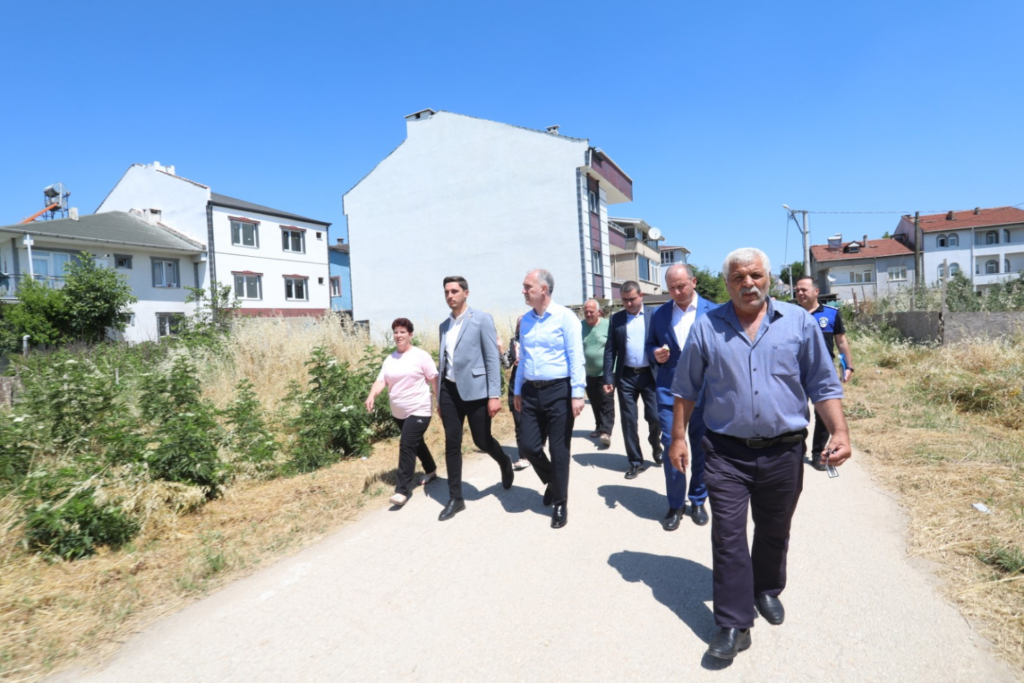 Başkan Taban sahada inceledi