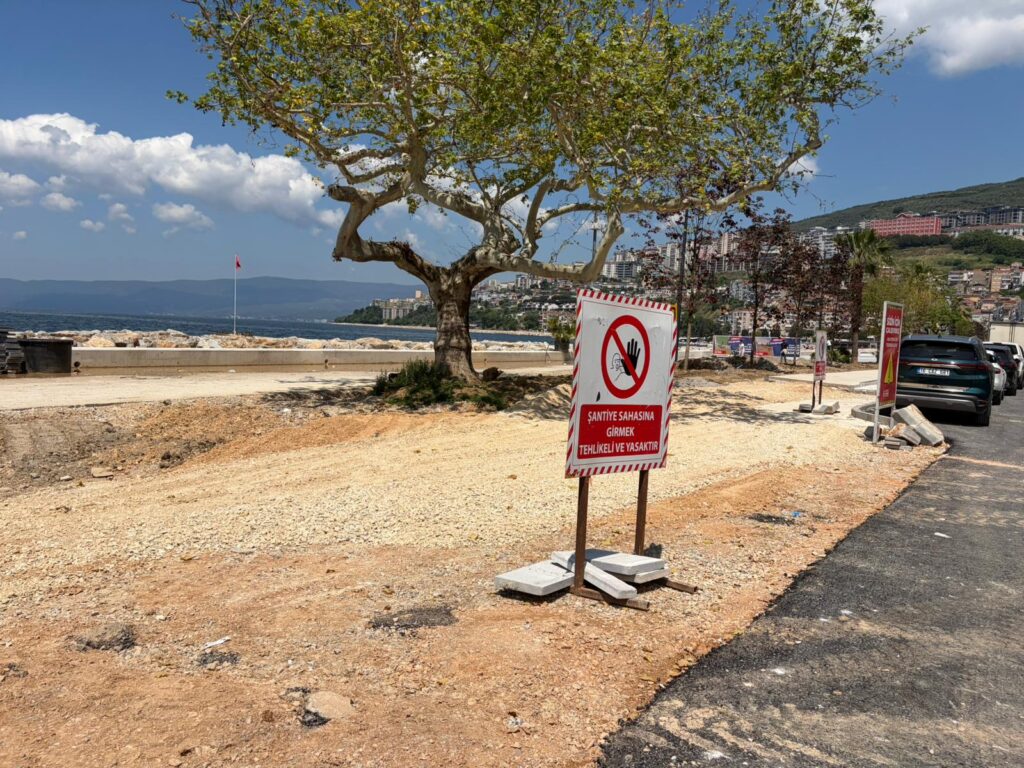 Gemlik sahiline modern dokunuş
