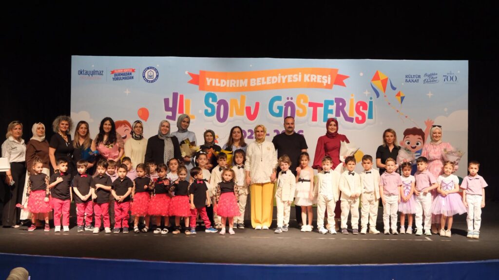Yıldırım Kreşi’nde mezuniyet coşkusu