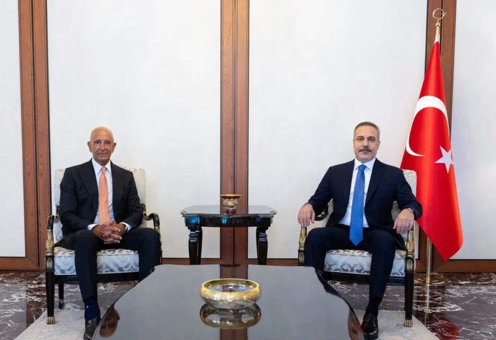Hakan Fidan ile Tom Barrack Görüşmesi