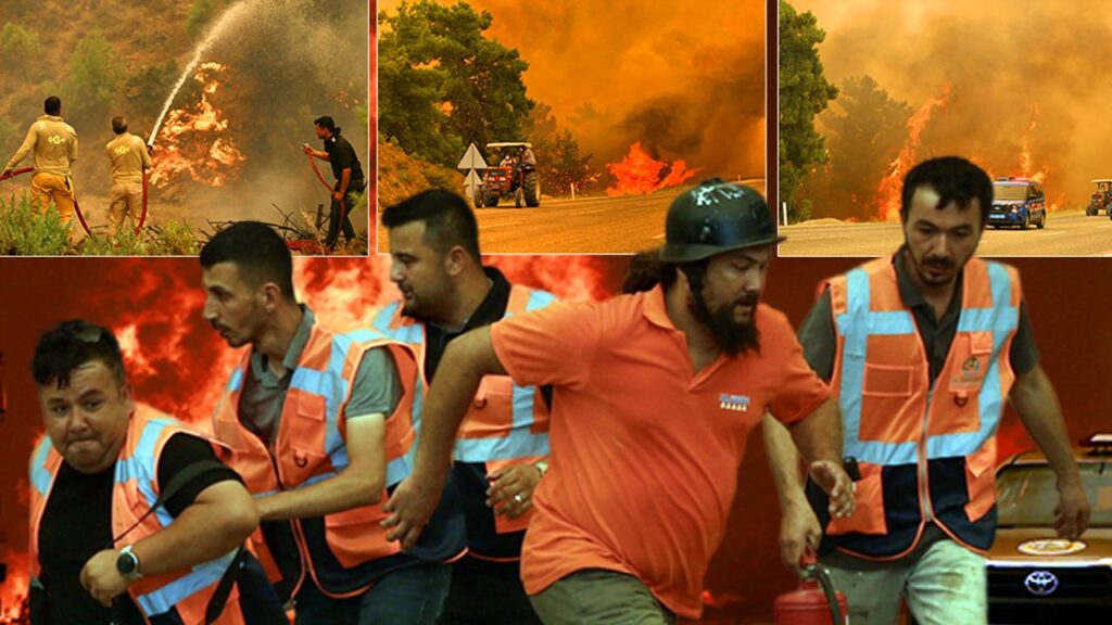 Türkiye’de Çok Sayıda Orman Yangınıyla Mücadele Sürüyor