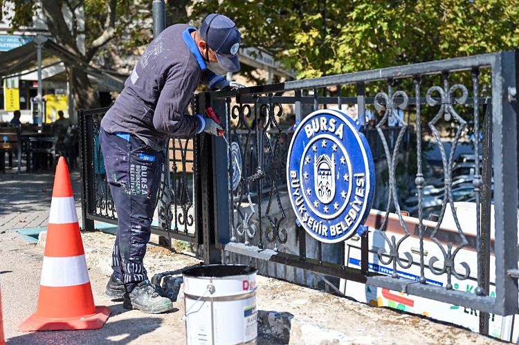 Büyükşehir’den Gölyazı’da kapsamlı bakım çalışması