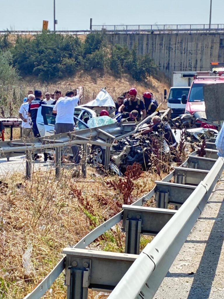 Kestel’i yasa boğan trafik kazası!