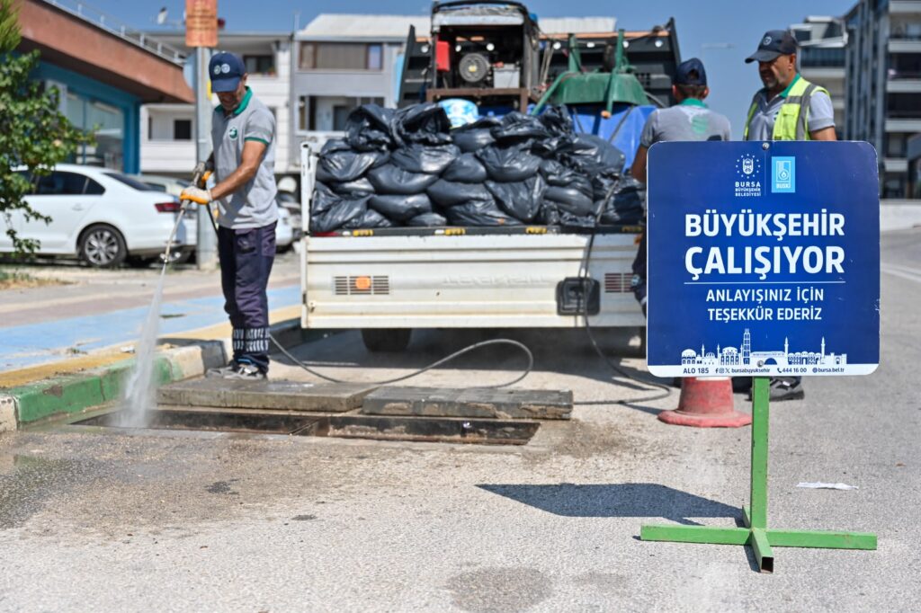 Bursa’nın altyapısı yağışlara hazır