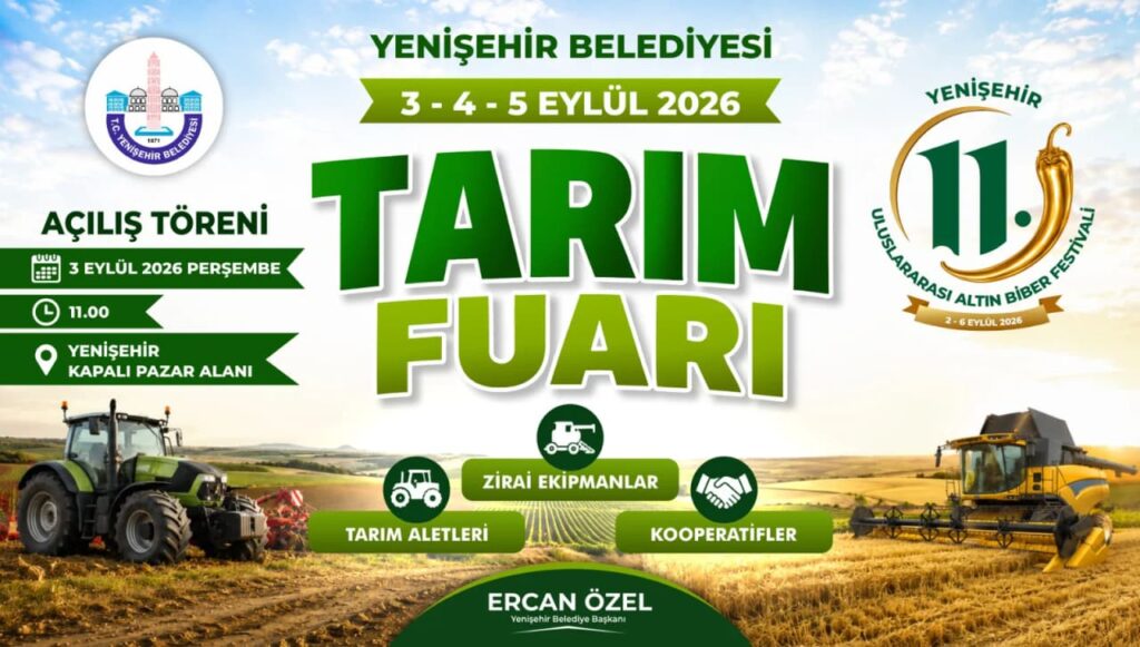 Yenişehir’de tarım fuarı heyecanı
