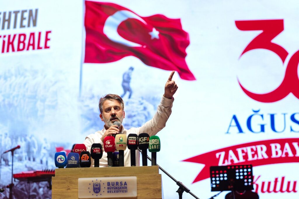 Bursa’da büyük zafer yürüyüşü
