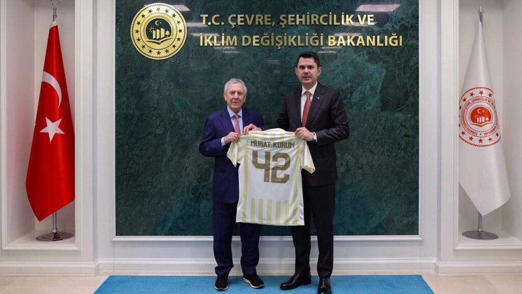 Bakan Murat Kurum’un Aziz Yıldırım ziyareti