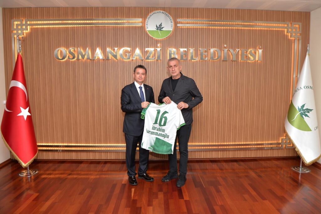 TFF Başkanına Bursaspor forması