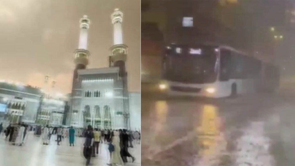Mekke’de Kuvvetli Sağanak ve Fırtına Etkisi
