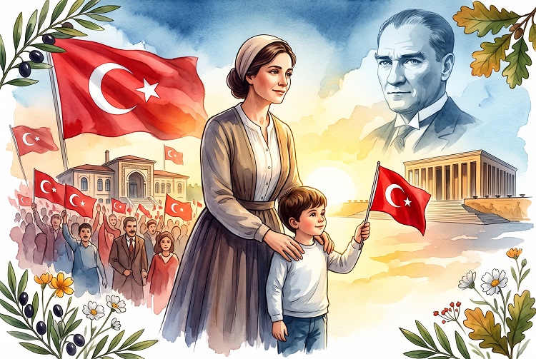 Bir kadının kararında, bir annenin gelecek düşünde Cumhuriyet