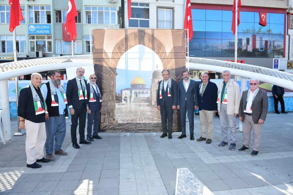 Kestel Belediyesi liderliğinde Filistin için anlamlı buluşma