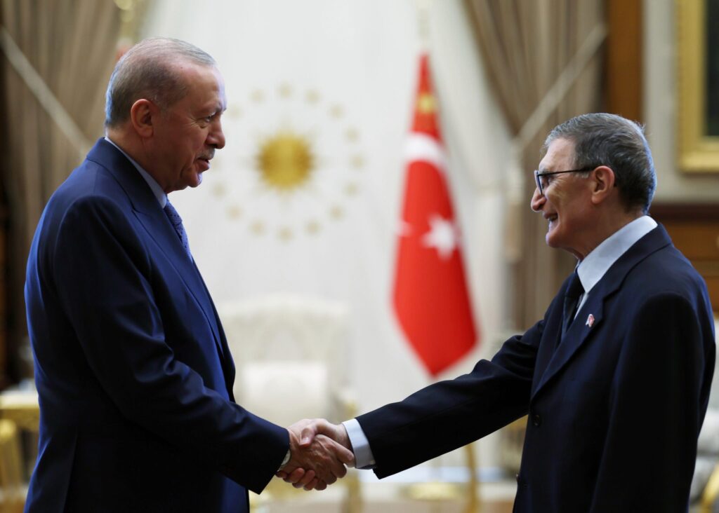 Cumhurbaşkanı Erdoğan Aziz Sancar’ı kabul etti