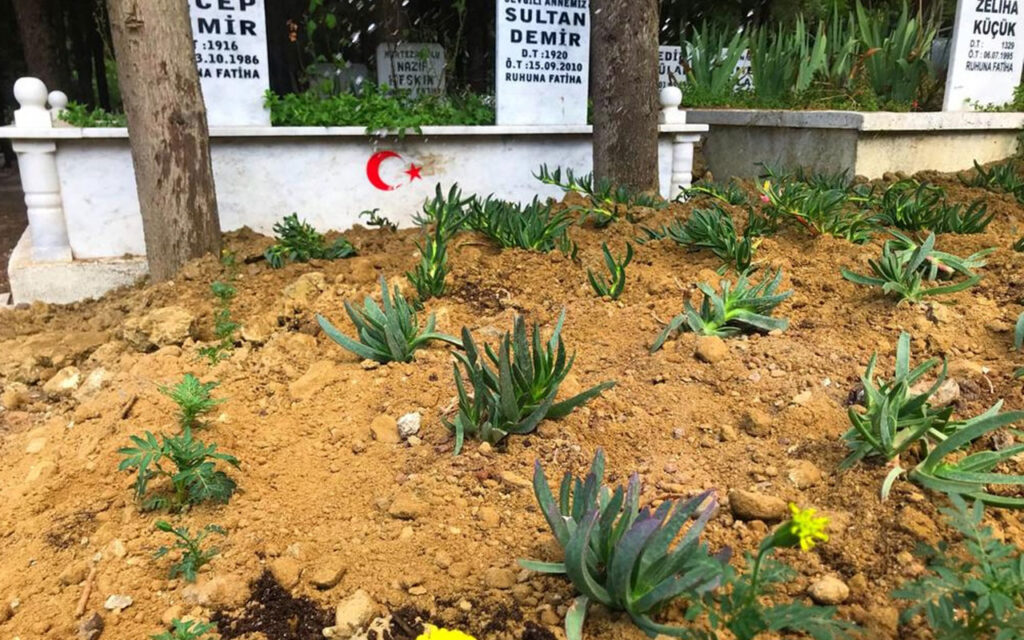 Manisa’da mezarlıklara bakım