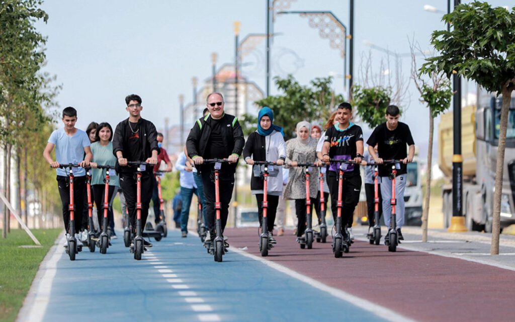 Sivas’ta elektrikli scooter desteği