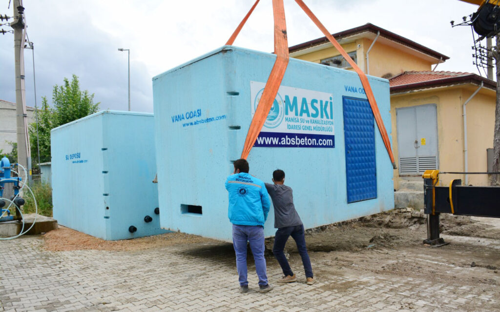 Manisa Yunusemre’ye 100 tonluk içme suyu deposu