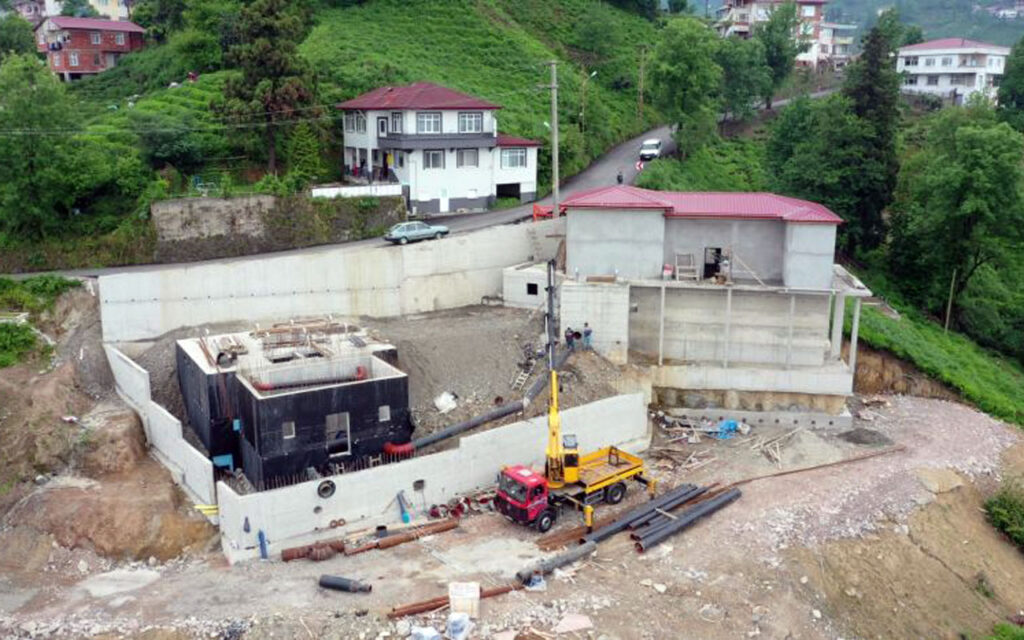 Rize Belediyesi, Elektrik Santrali’nde sona yaklaştı