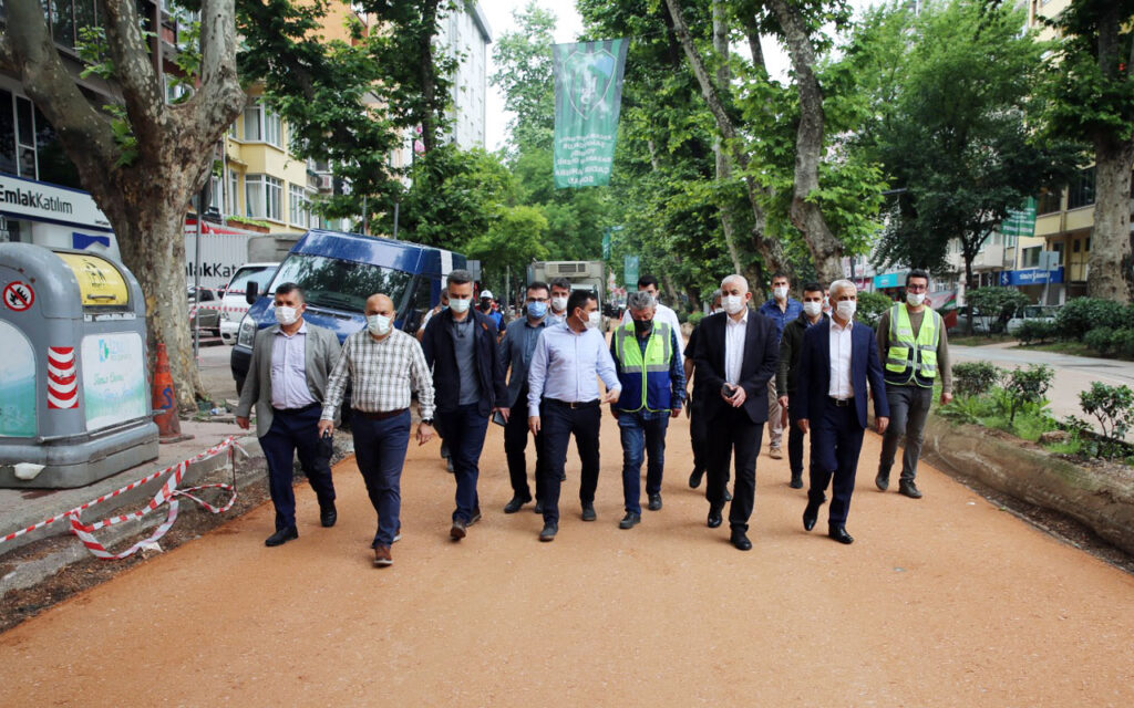 Kocaeli Yürüyüş Yolu’nda altyapıya yerinde inceleme