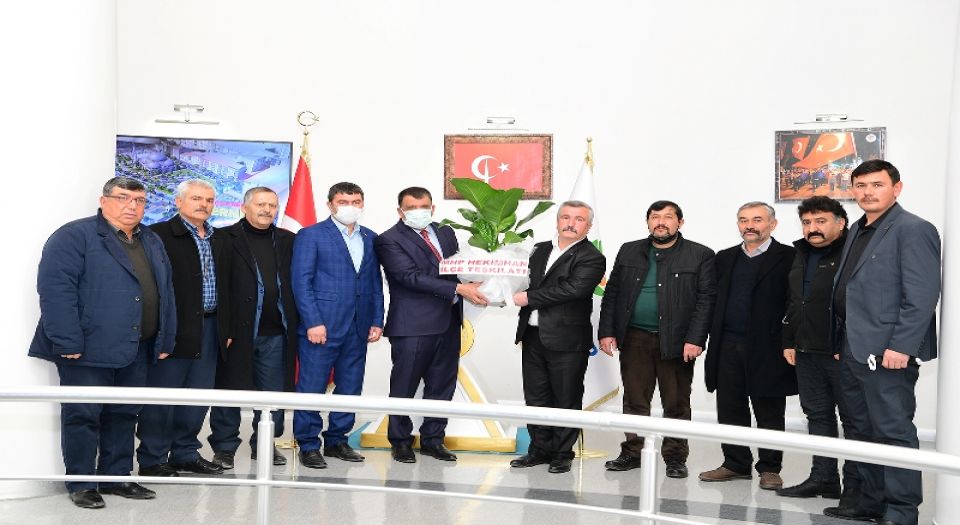 Malatya Hekimhan MHP’den Başkan Gürkan’a ziyaret