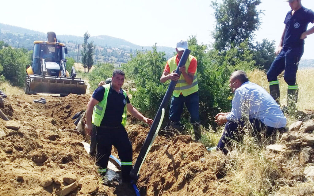 Manisa Gördes’te içme suyu hattına yenileme