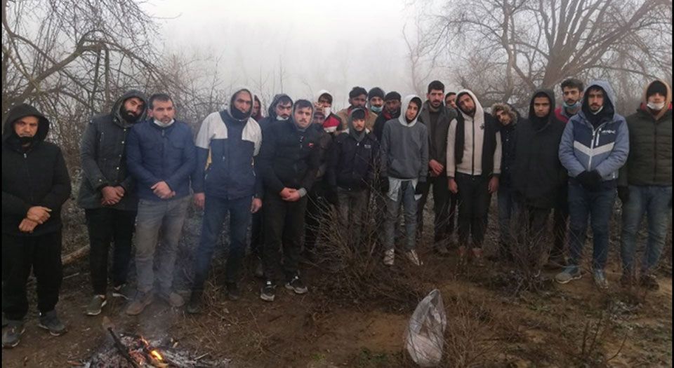 Edirne Meriç hududunda 26 düzensiz göçmen yakalandı